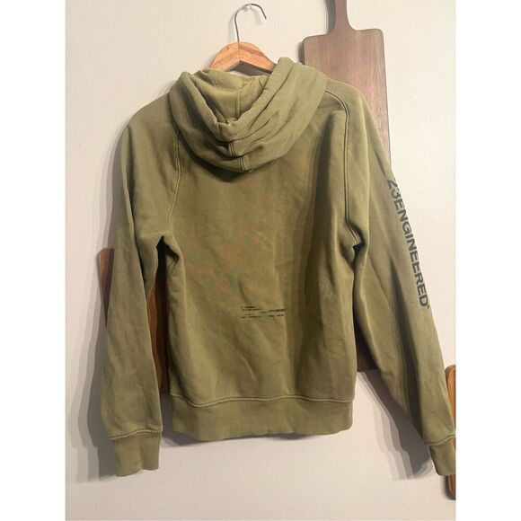 Jordan Olive Green 23 Engineered Fleece Drawstring Pullover Hoodie Size XS - Picture 2 of 6